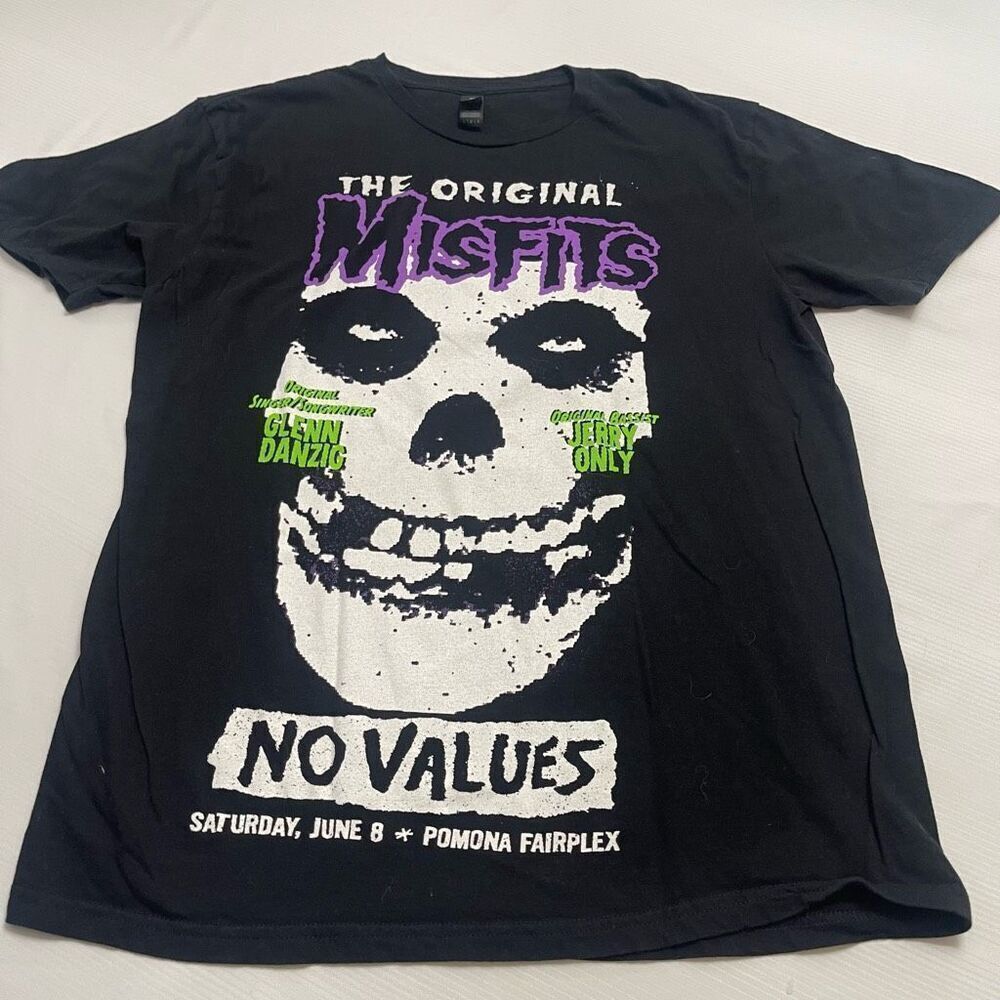 The Original Misfits No Values Fest T-shirt Pomona CA 2024 Size Large